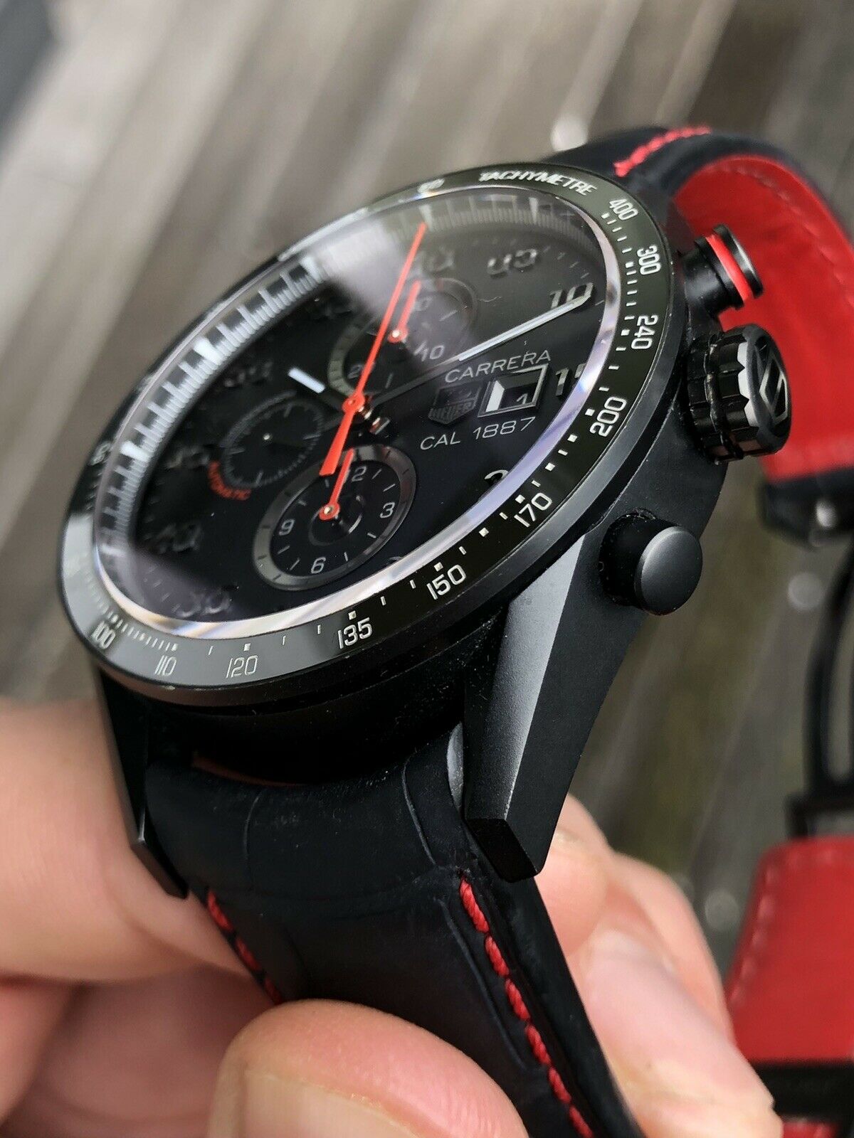 TAG HEUER Carrera Calibre 1887 CAR2A80.FC6237 43mm Titanium PVD - 2013
