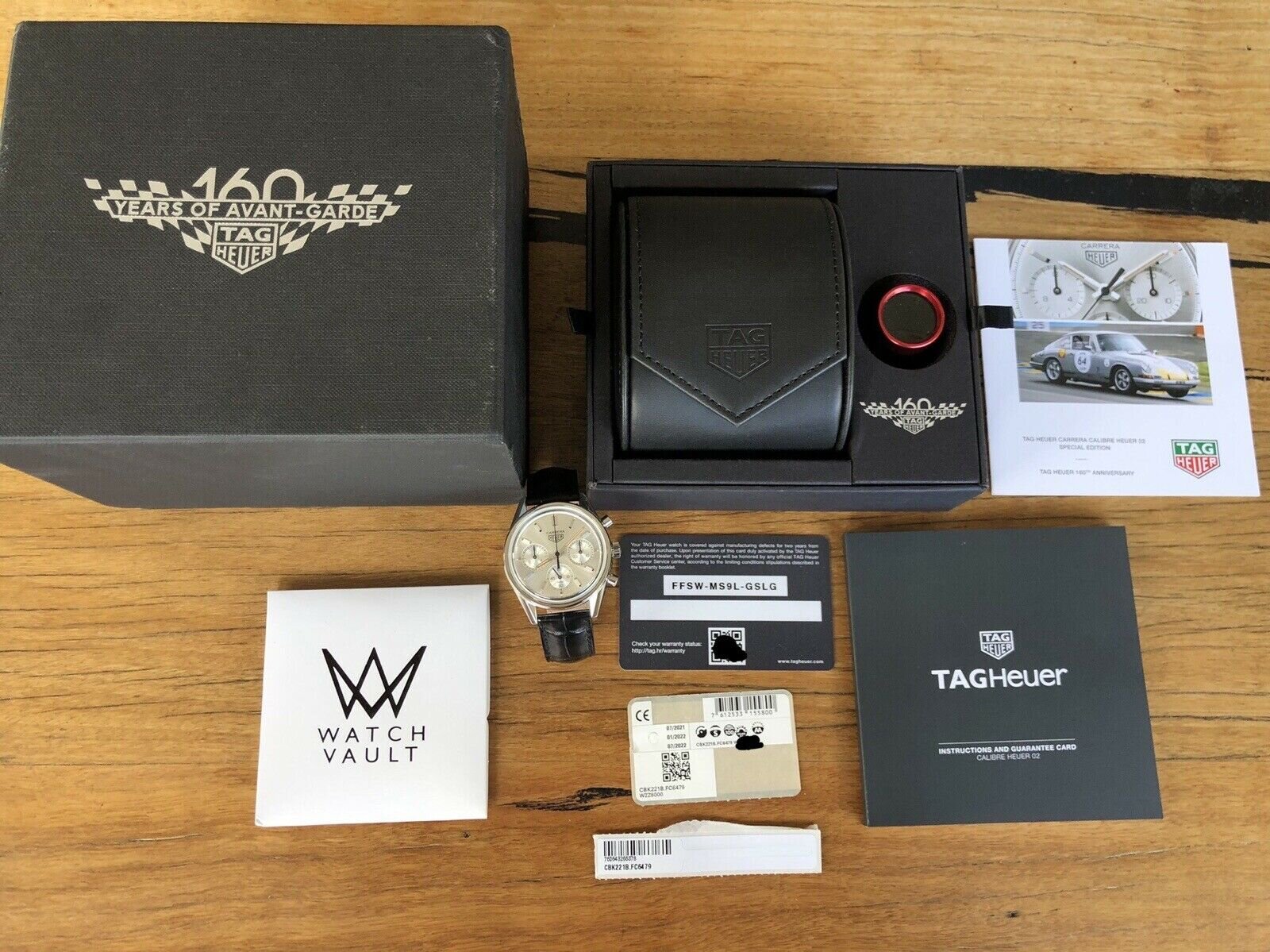 Tag Heuer Carrera Calibre 160 Years Silver LE CBK221B.FC6479 – 2020