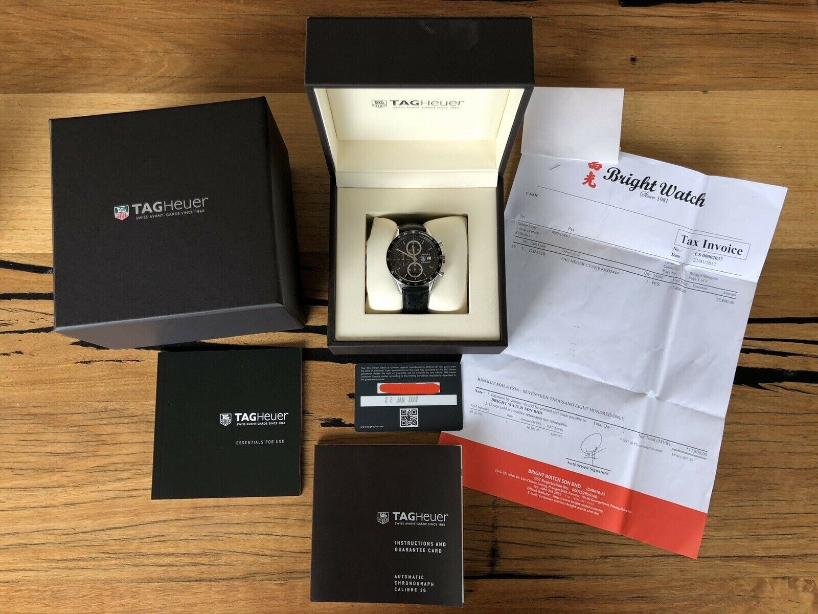 Tag Heuer Carrera Calibre 16 CV2010-3 - 2017
