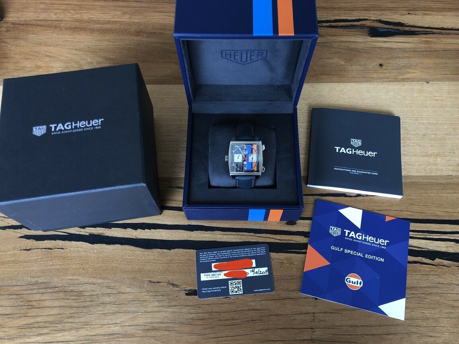 Tag Heuer Monaco Calibre 11 Gulf CAW211R.FC6401 McQueen 2019