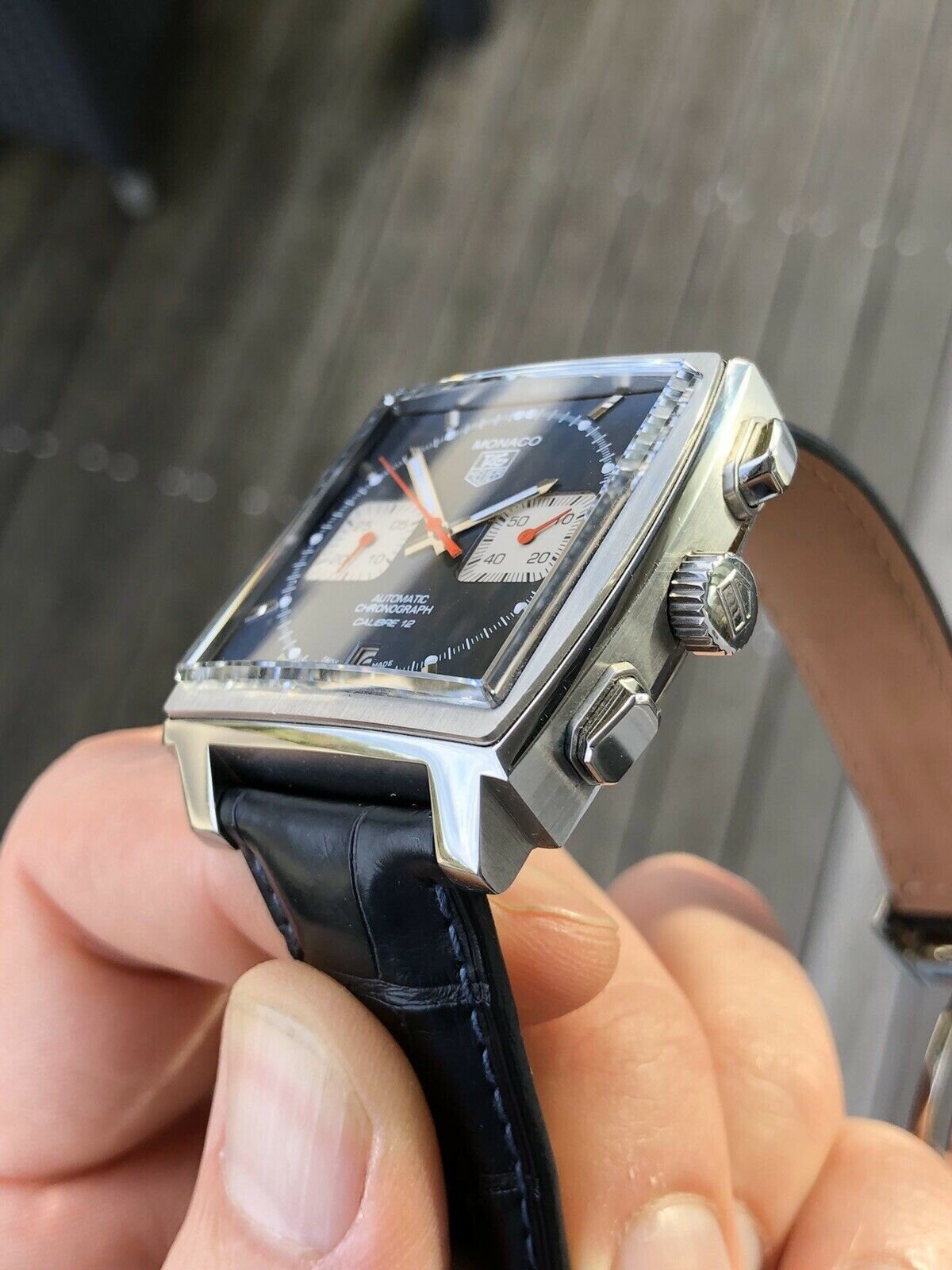 Tag Heuer Monaco Calibre 12 Blue Dial CAW2111.FC6183 'McQueen' - 2013