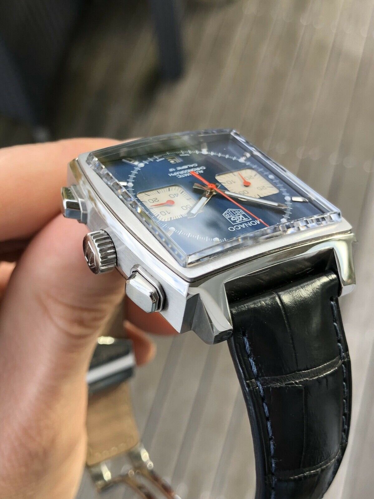 Tag Heuer Monaco Calibre 12 Blue Dial CAW2111.FC6183 McQueen 2013 Watch Vault Australia