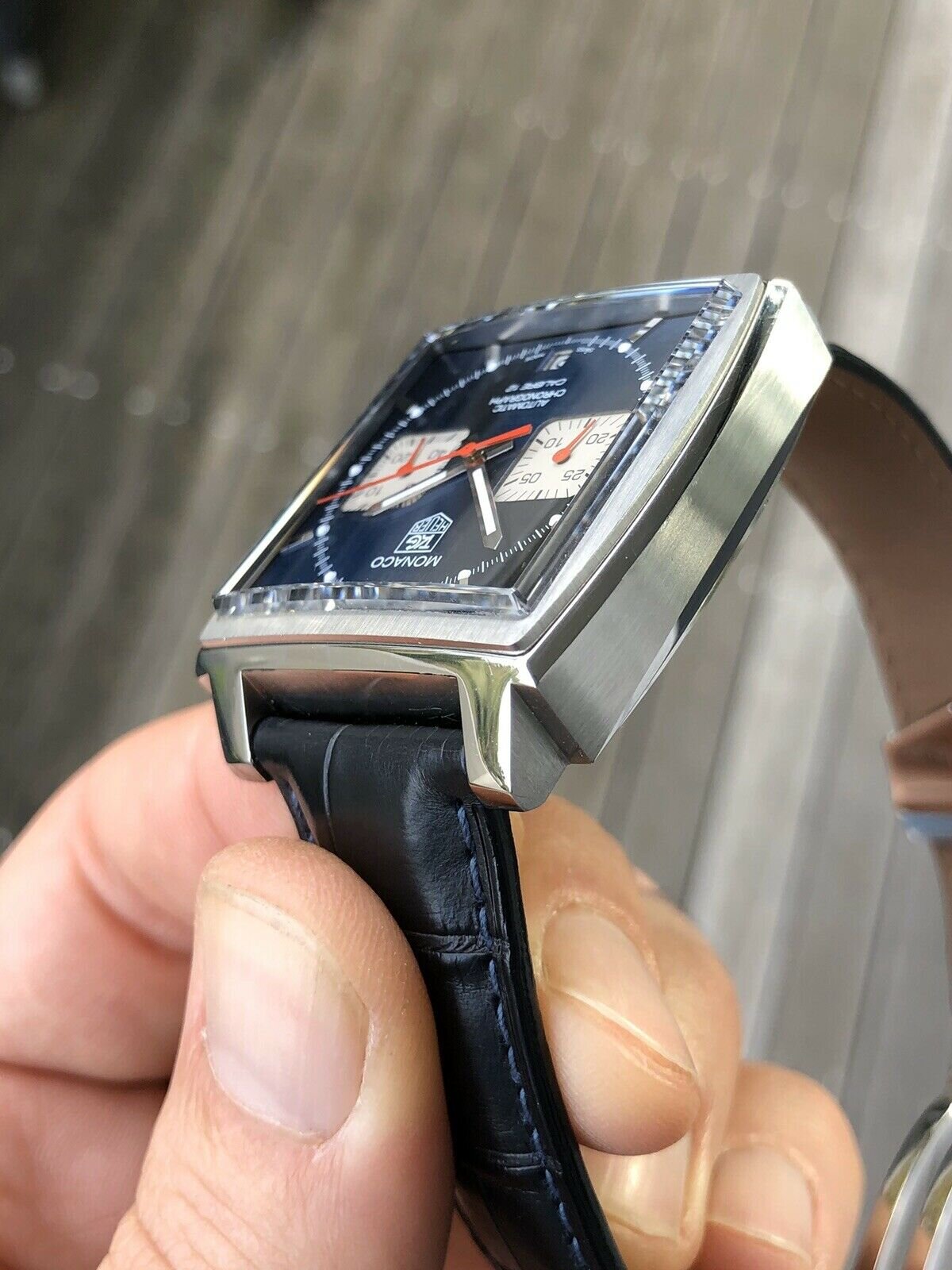 Tag Heuer Monaco Calibre 12 Blue Dial CAW2111.FC6183 'McQueen' - 2013