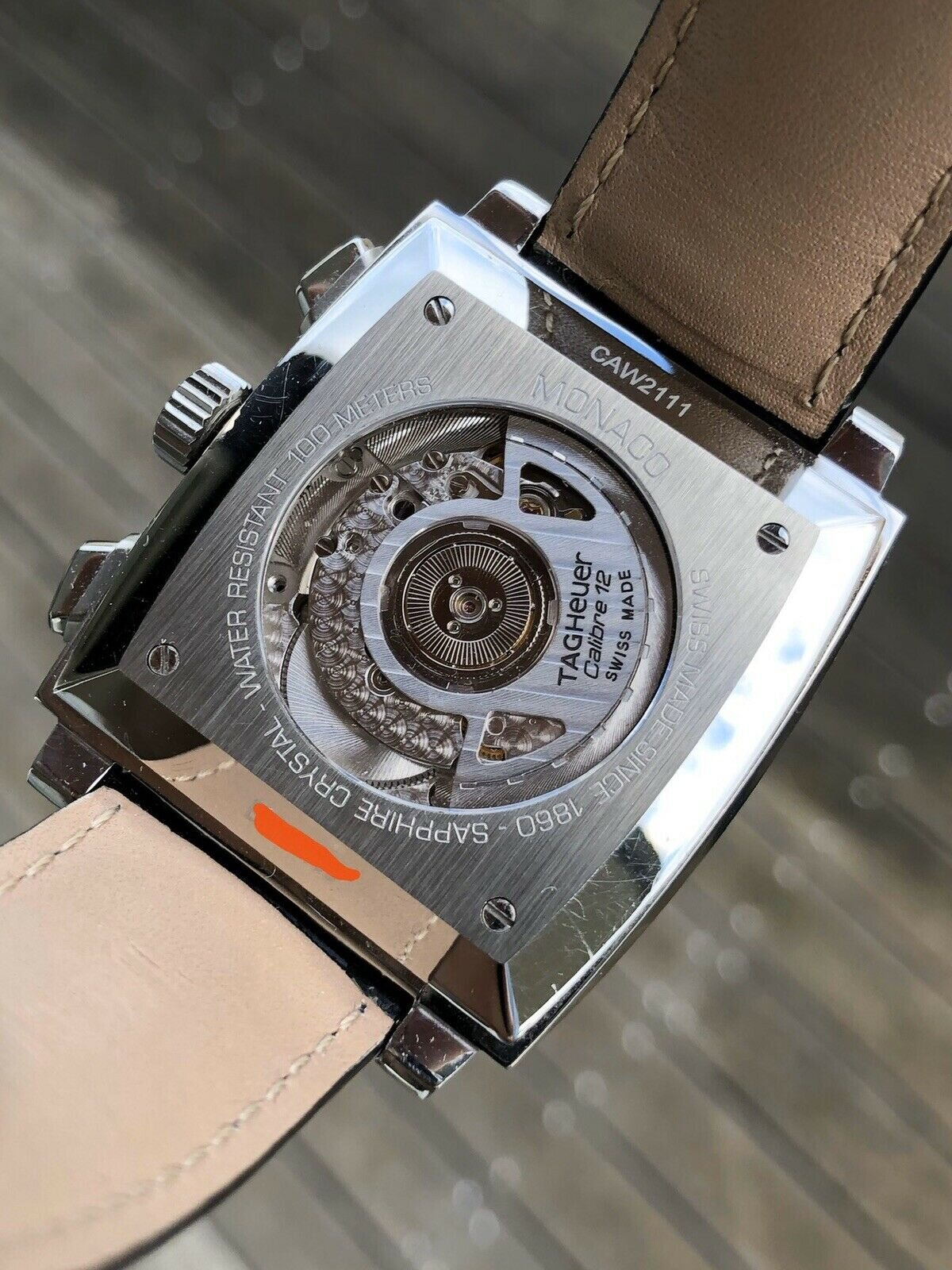 Tag Heuer Monaco Calibre 12 Blue Dial CAW2111.FC6183 McQueen 2013 Watch Vault Australia
