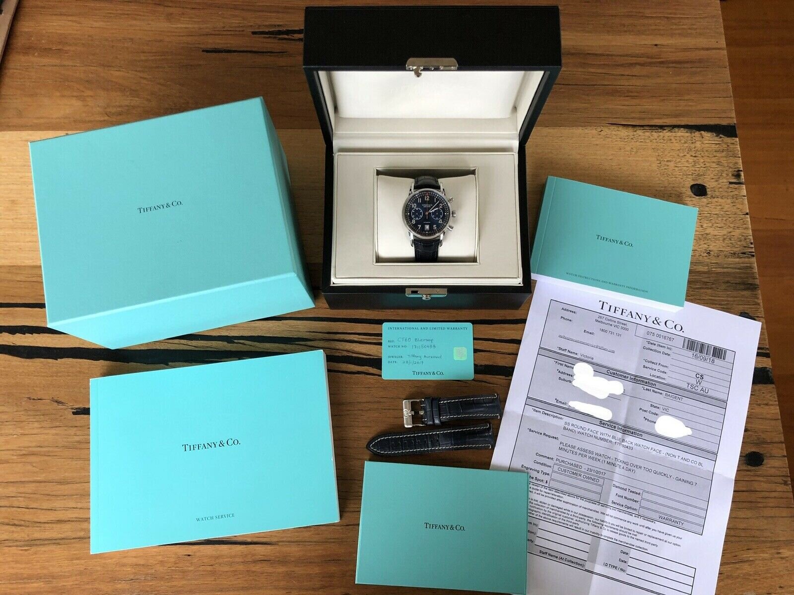 Tiffany &amp; Co Chronograph CT60 42mm Watch - 2017