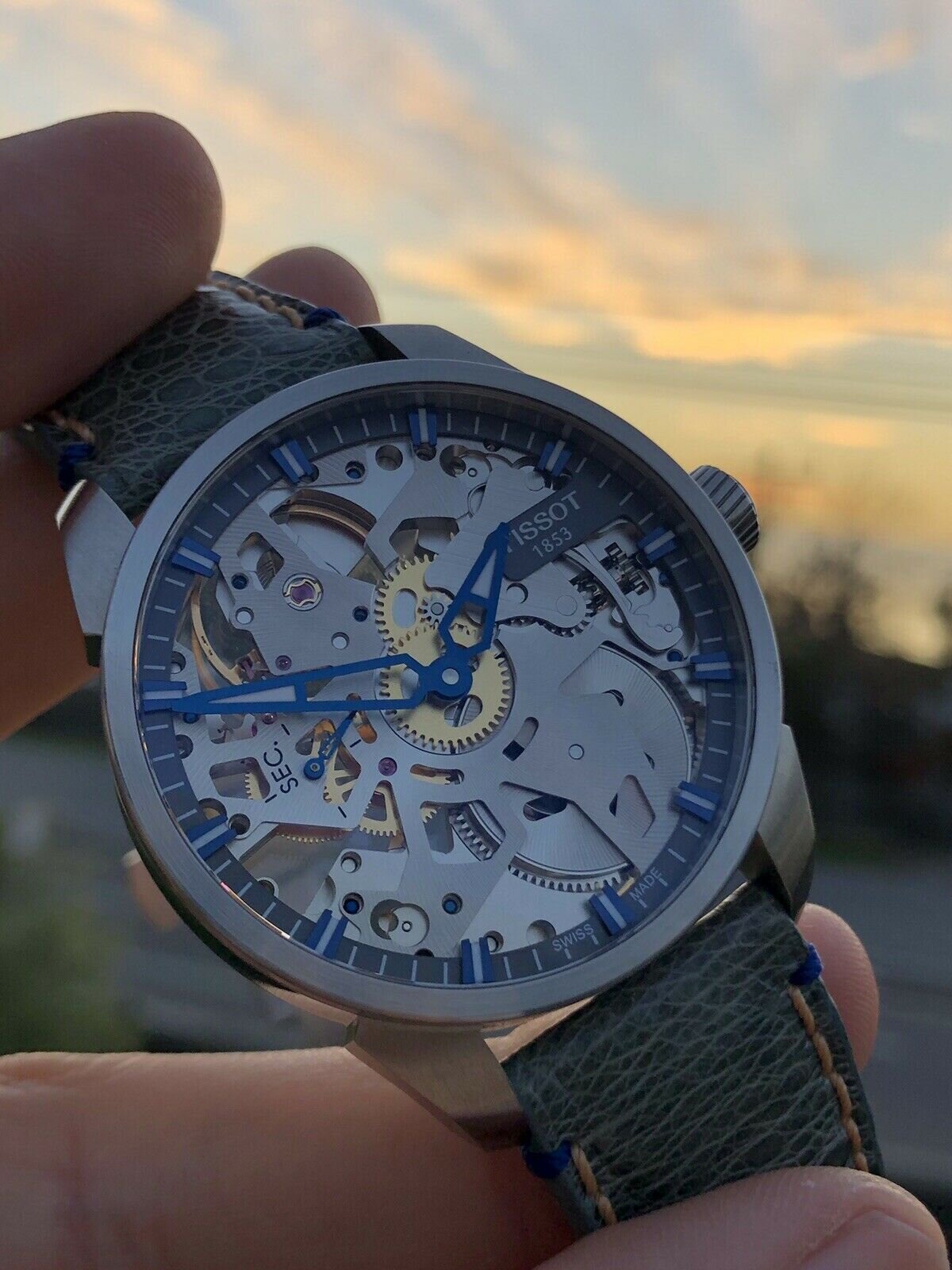 Tissot T-Complication Squelette T0704051641100 watch - 2017 full set