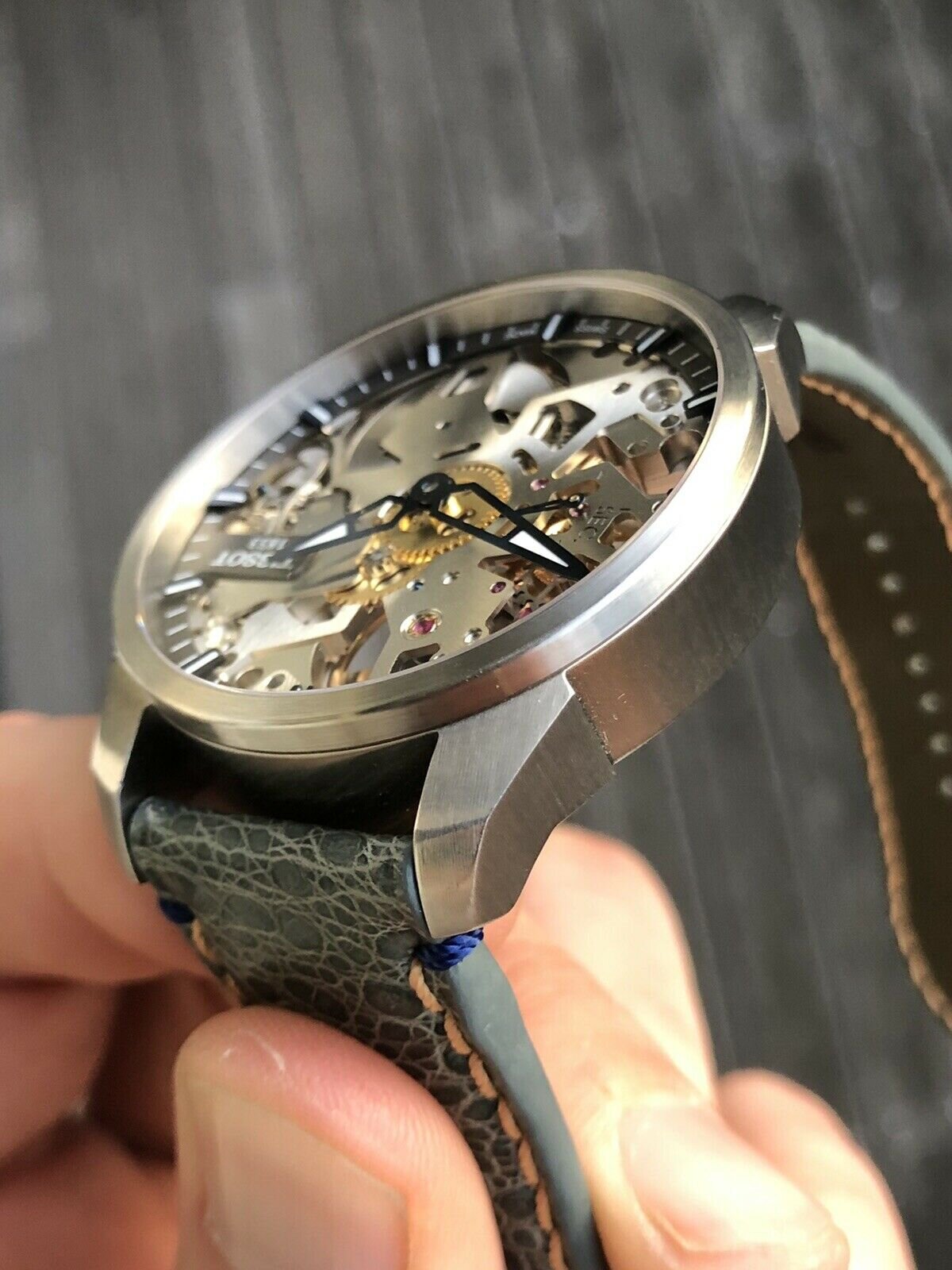 Tissot T-Complication Squelette T0704051641100 watch - 2017 full set