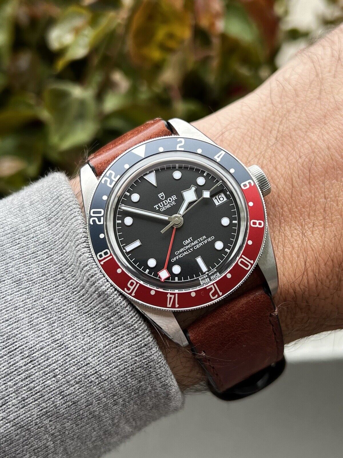 Tudor gmt pepsi leather strap new arrivals