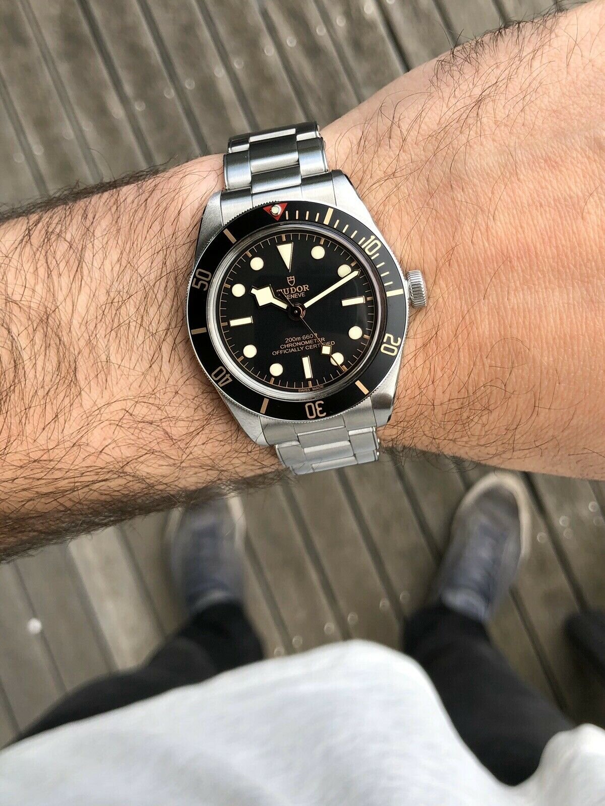 Tudor black bay 58 wrist shot deals