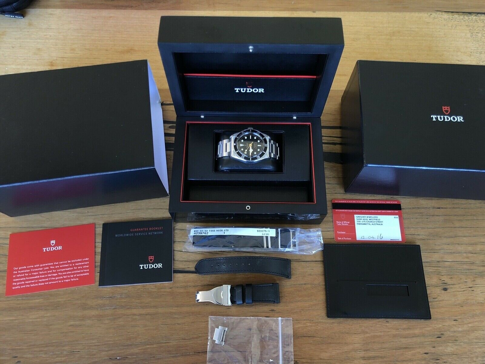 Tudor Black Bay Black ETA Small Rose 79220N - 2016