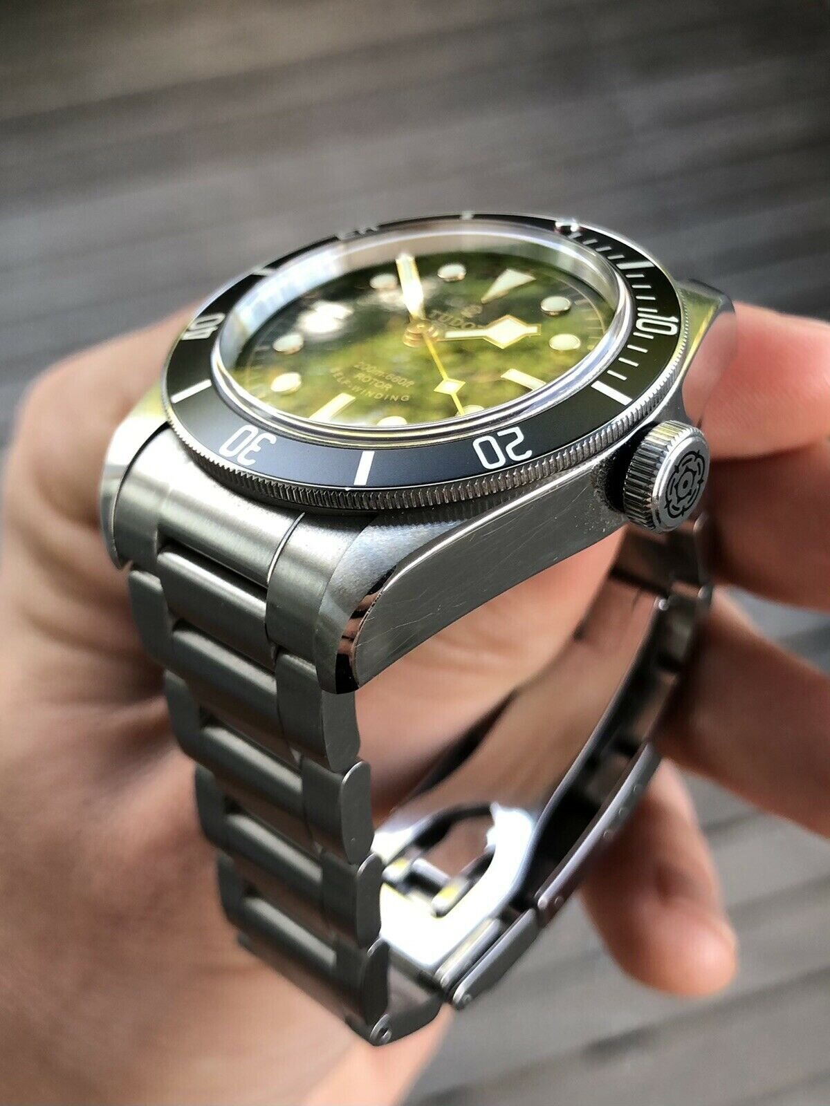 Tudor black discount bay rose eta