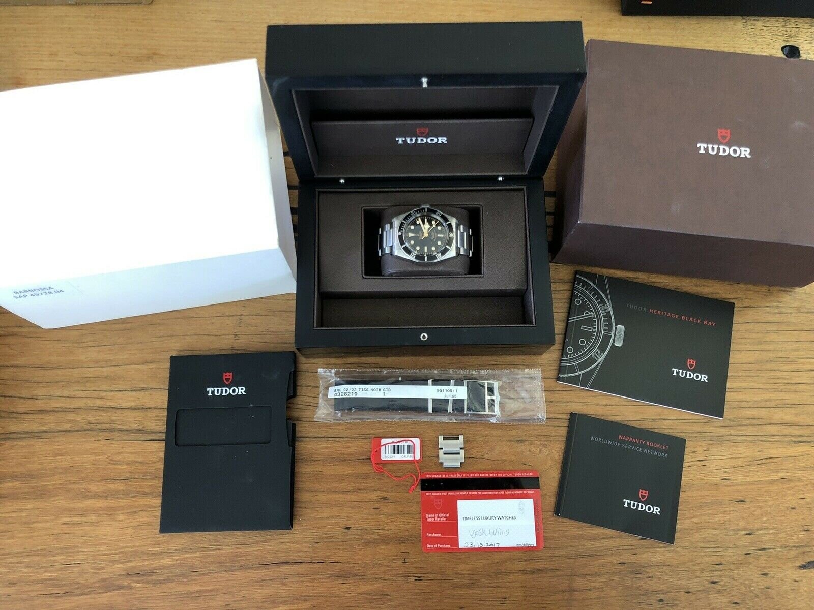 Tudor Black Bay Black ETA Small Rose 79220N - 2017