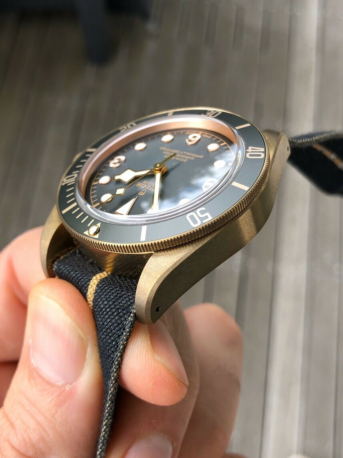 Tudor bronze nato strap discount