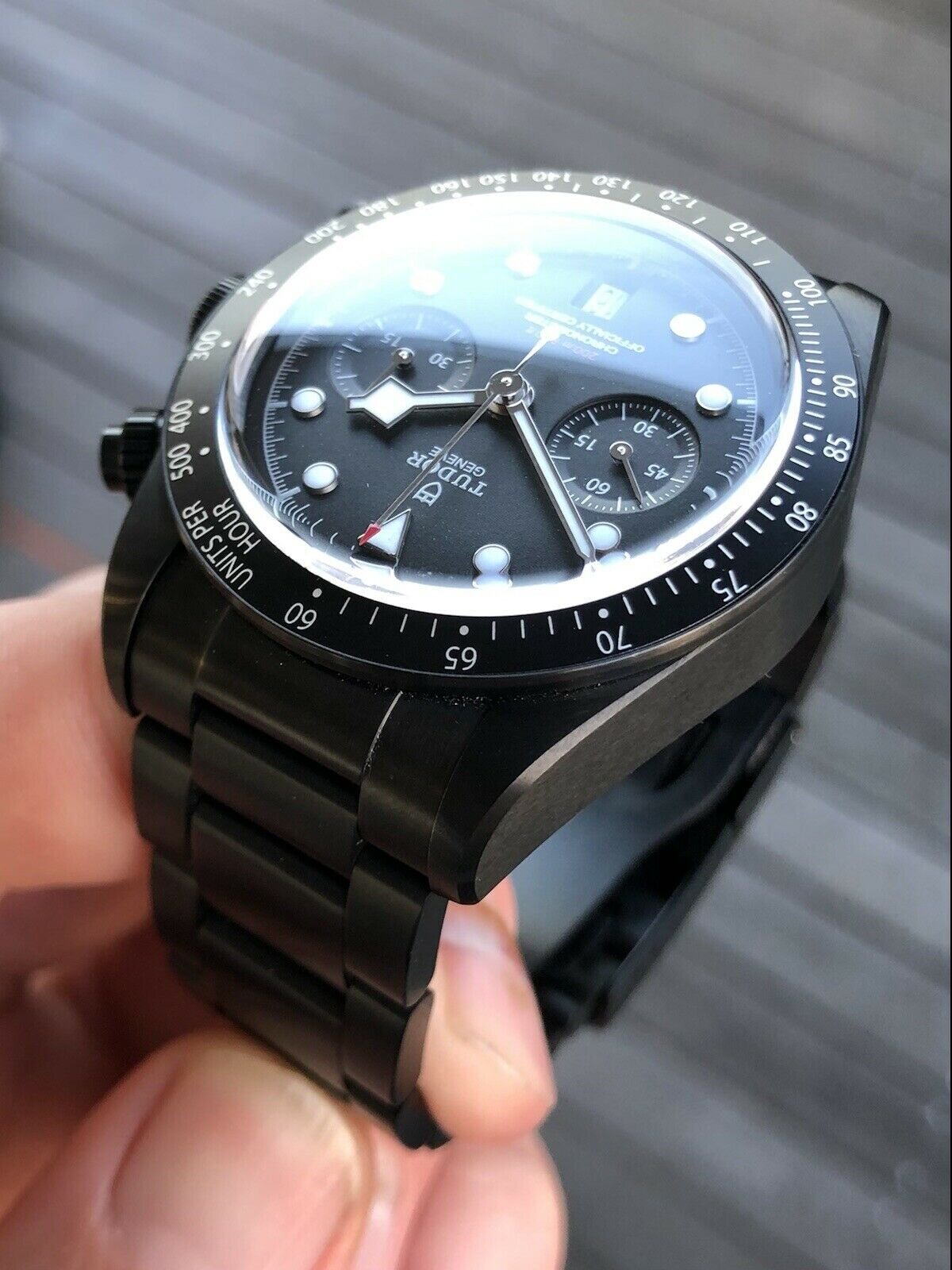 Tudor black hotsell bay dark chrono