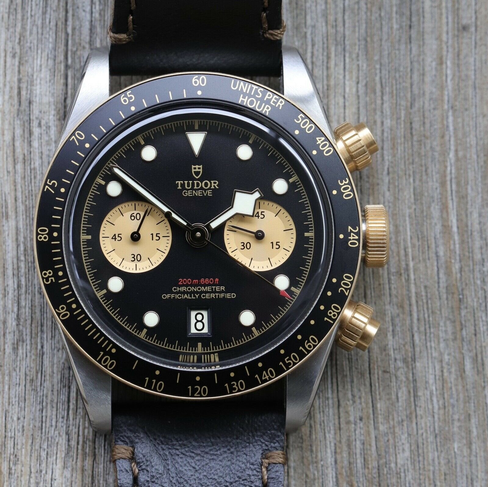 Tudor Black Bay Chronograph S&amp;G M79363N-0001 Bracelet + Strap
