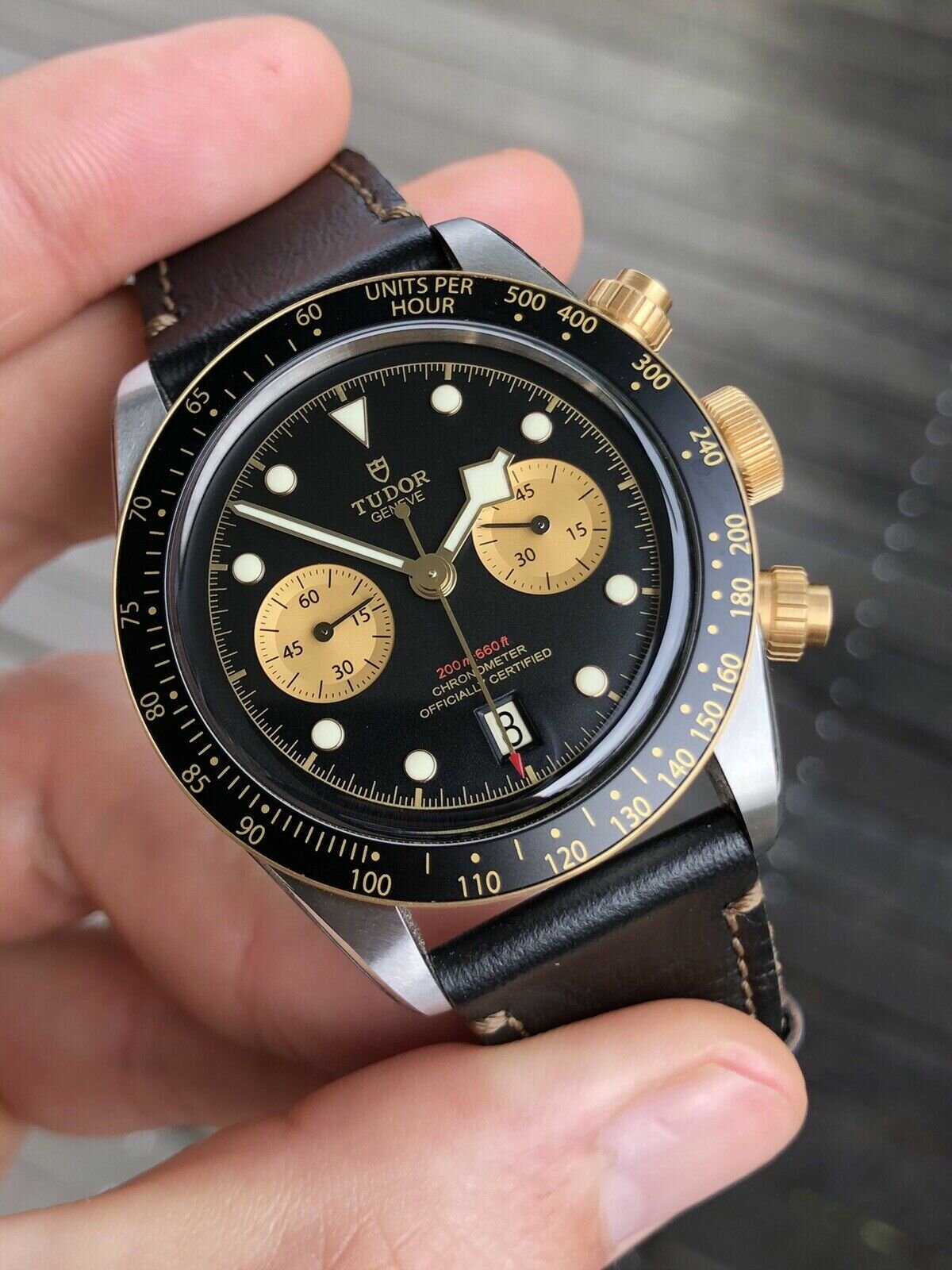 Tudor Black Bay Chronograph S&amp;G M79363N-0001 Bracelet + Strap
