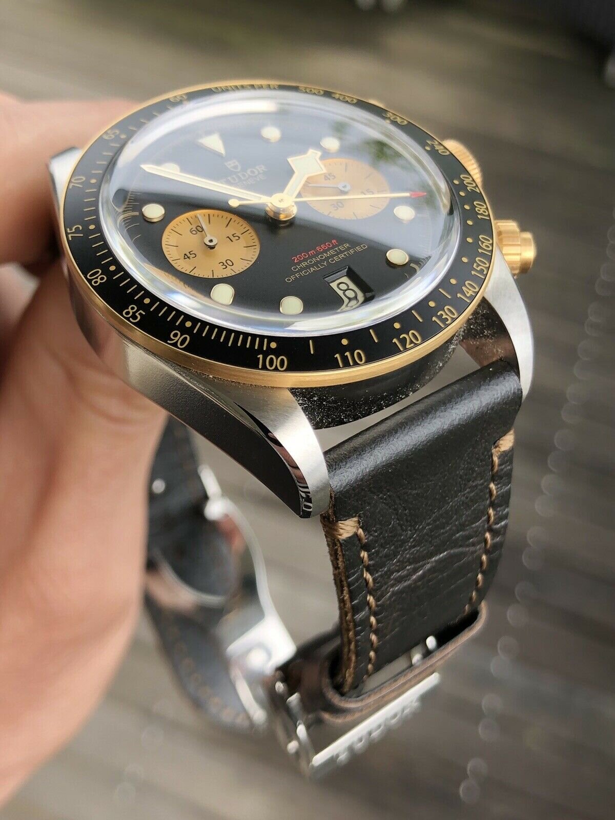 Tudor Black Bay Chronograph S&amp;G M79363N-0001 Bracelet + Strap