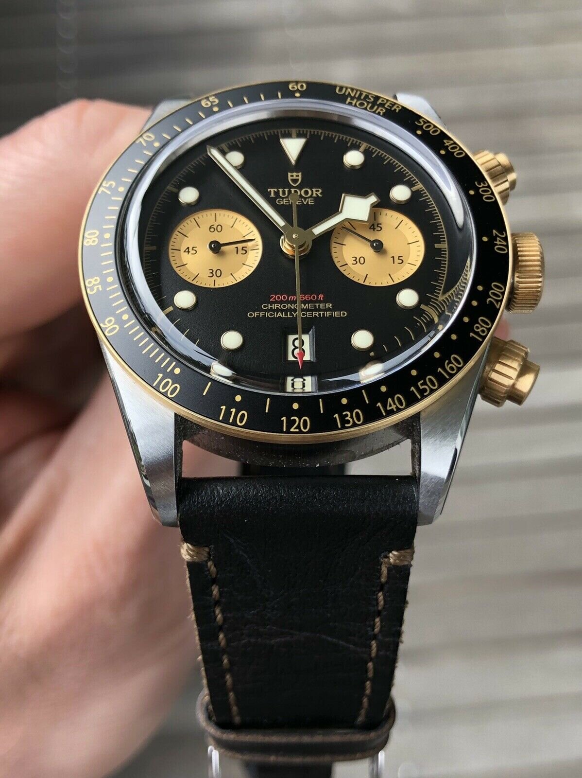Tudor Black Bay Chronograph S&amp;G M79363N-0001 Bracelet + Strap