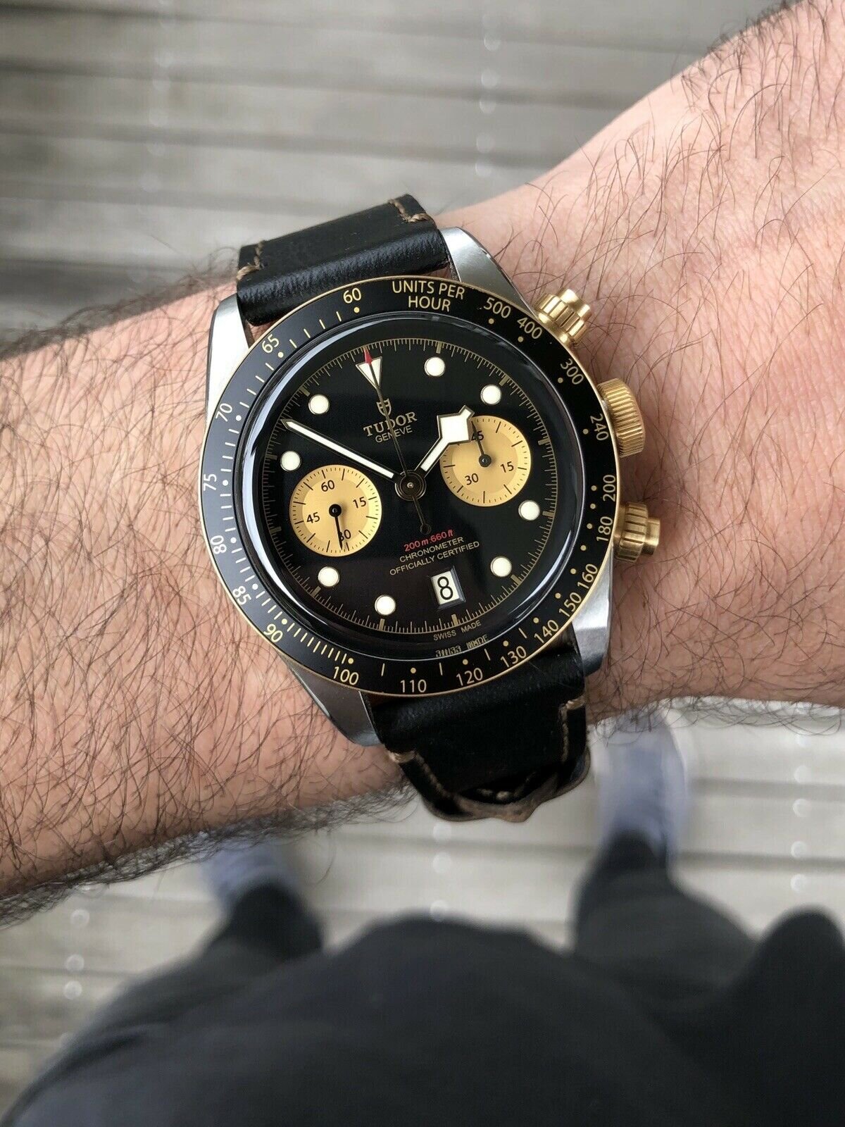 Tudor Black Bay Chronograph S&amp;G M79363N-0001 Bracelet + Strap