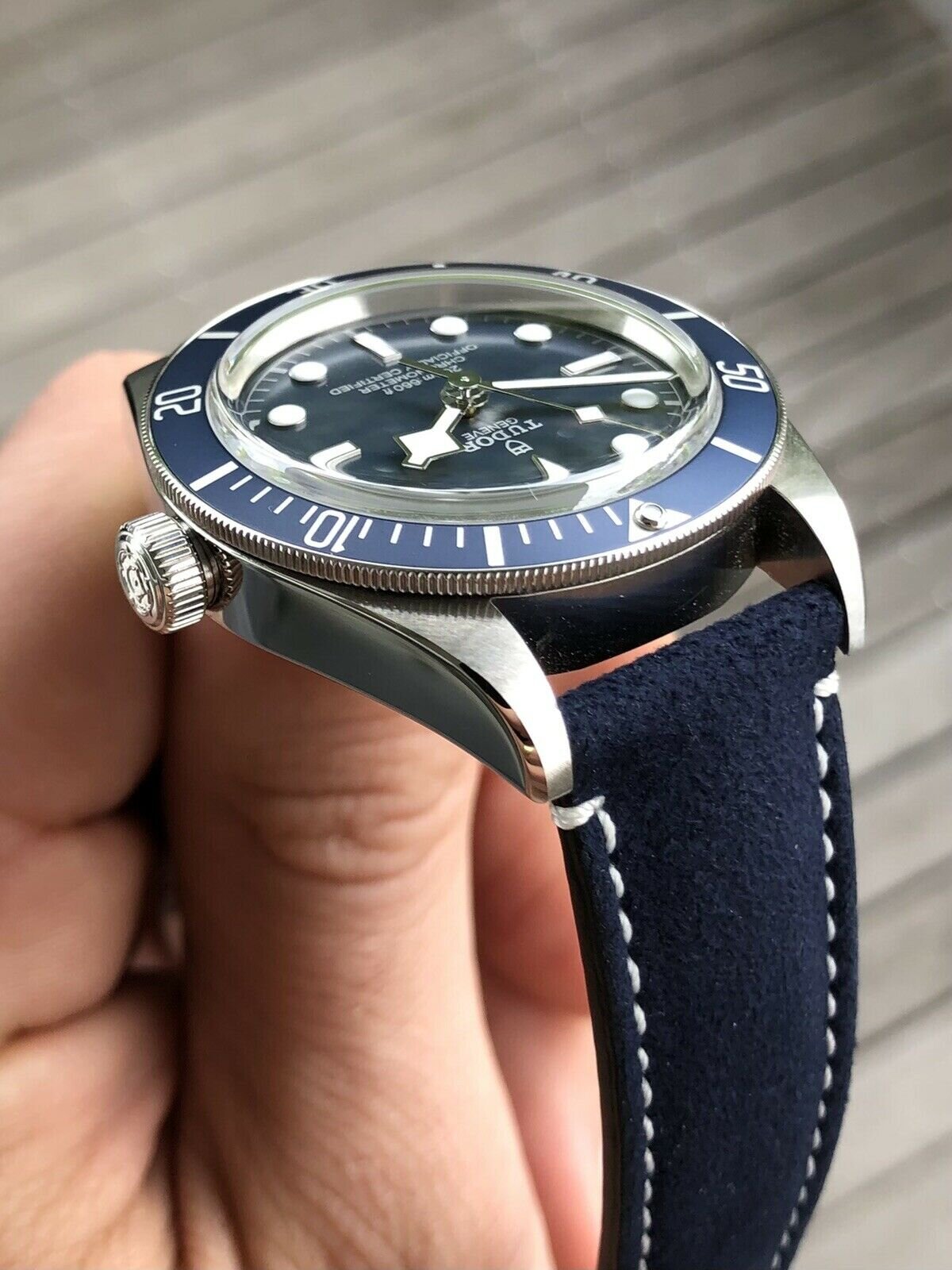 Black bay fifty eight blue hot sale