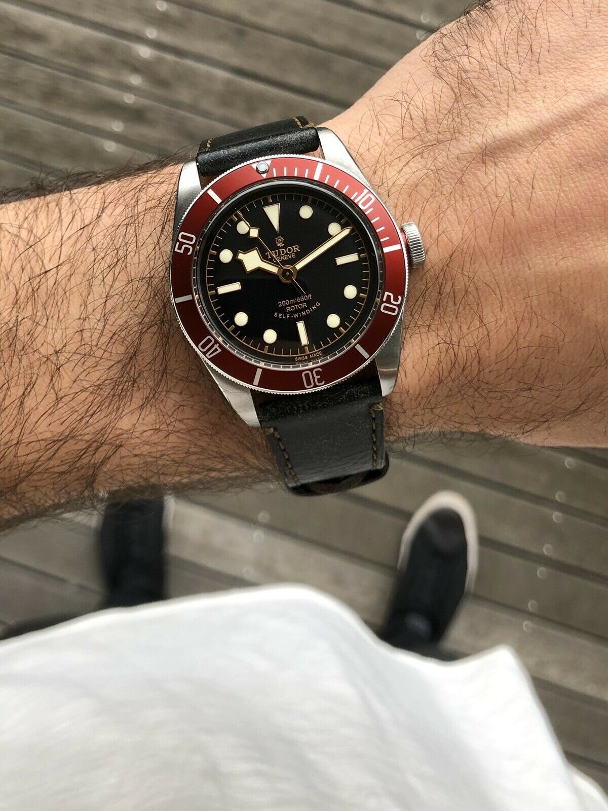 Tudor black bay red 2016 on sale