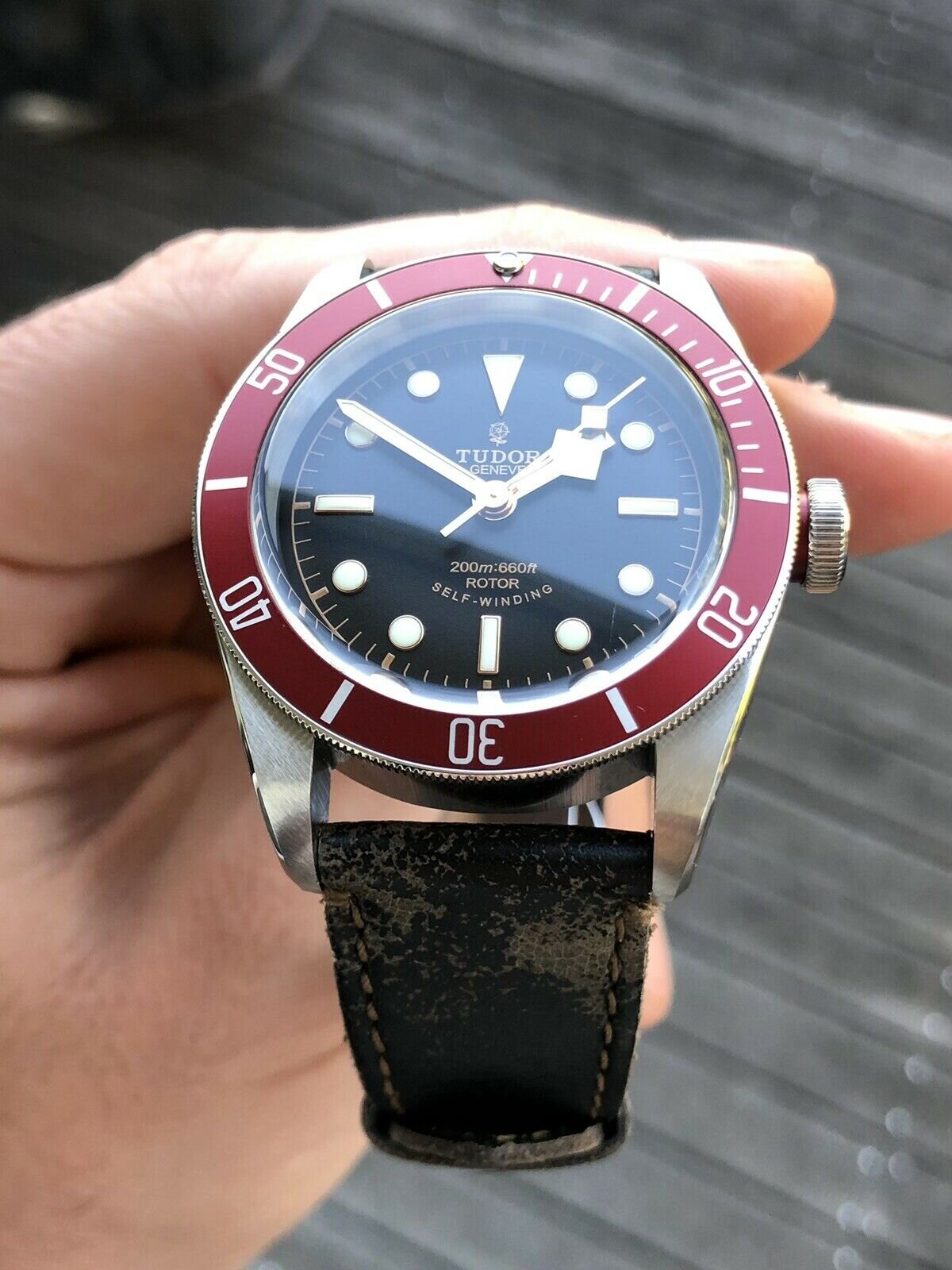 Tudor Black Bay Red ETA Small Rose 79220R - 2013