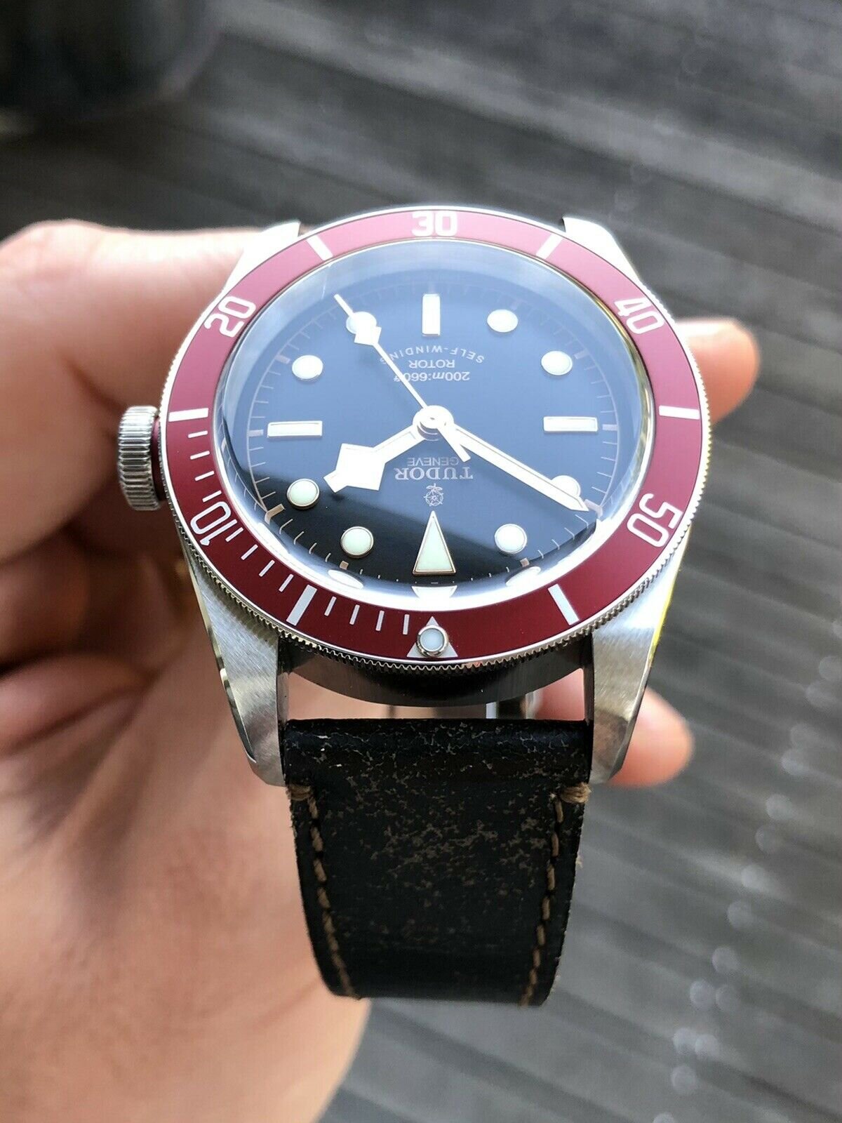Tudor Black Bay Red ETA Small Rose 79220R 2013 Watch Vault Australia