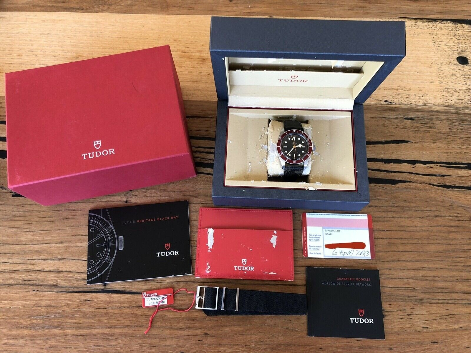Tudor Black Bay Red ETA Small Rose 79220R - 2013