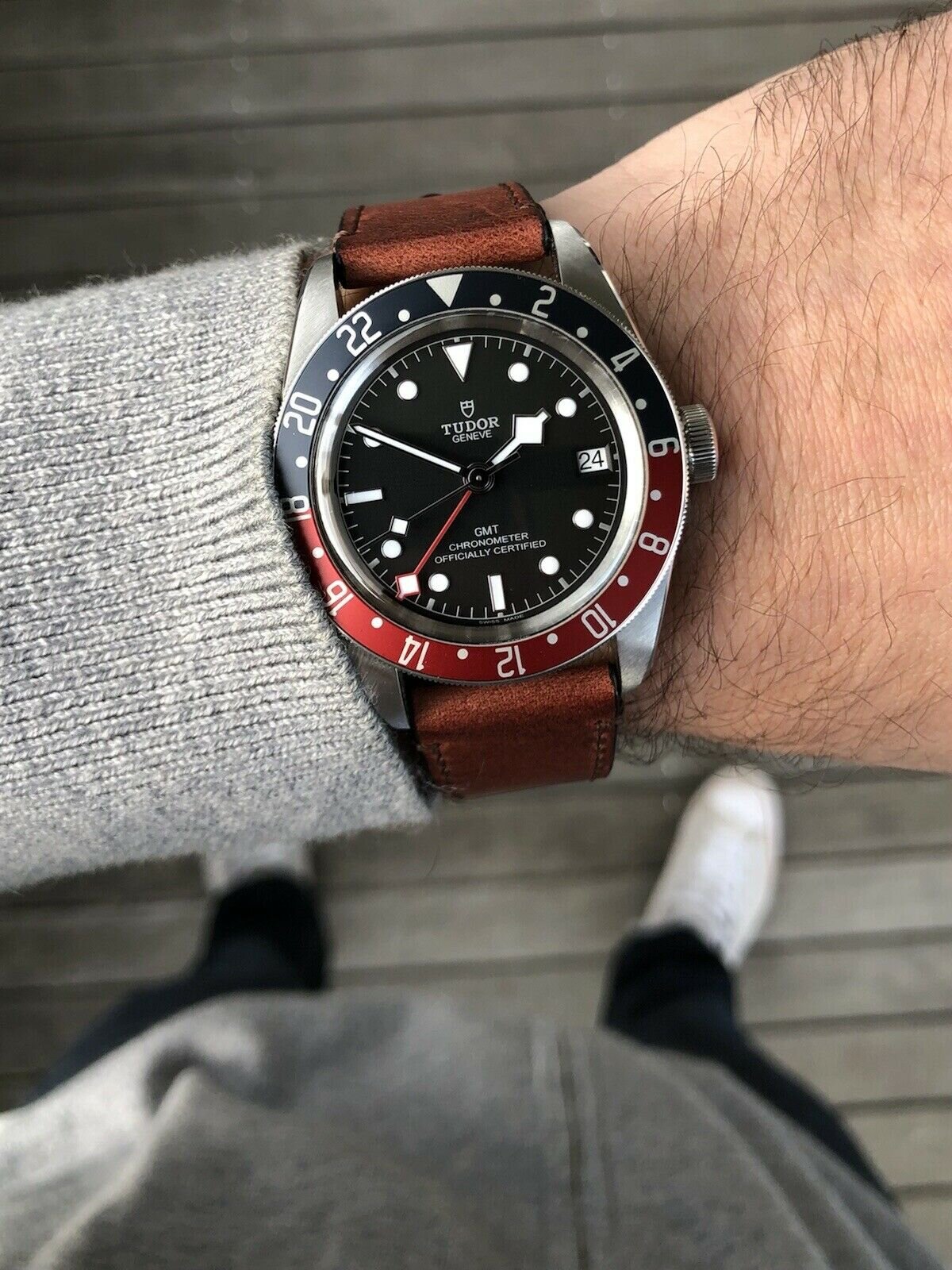 Tudor heritage black bay gmt outlet