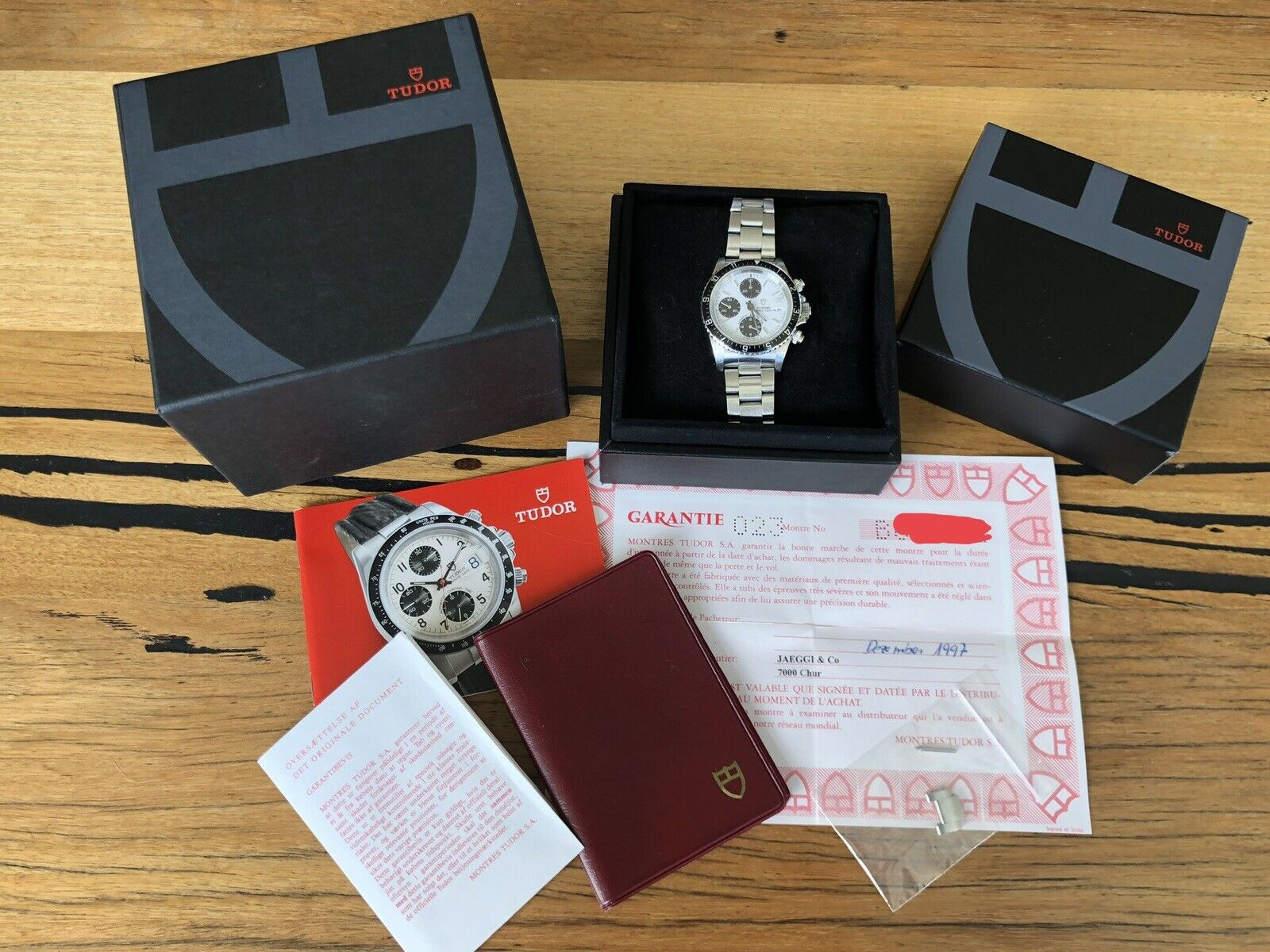 Tudor Oysterdate Chronograph 79270 - 1997 with box and papers