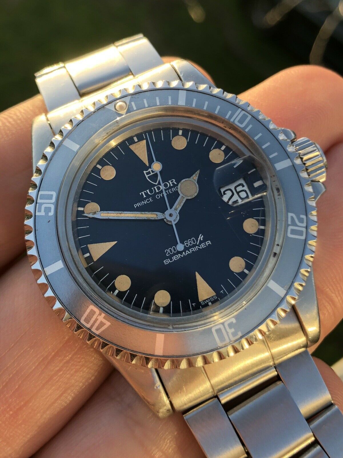 Tudor Submariner 76100 Blue Dial Ghost Bezel