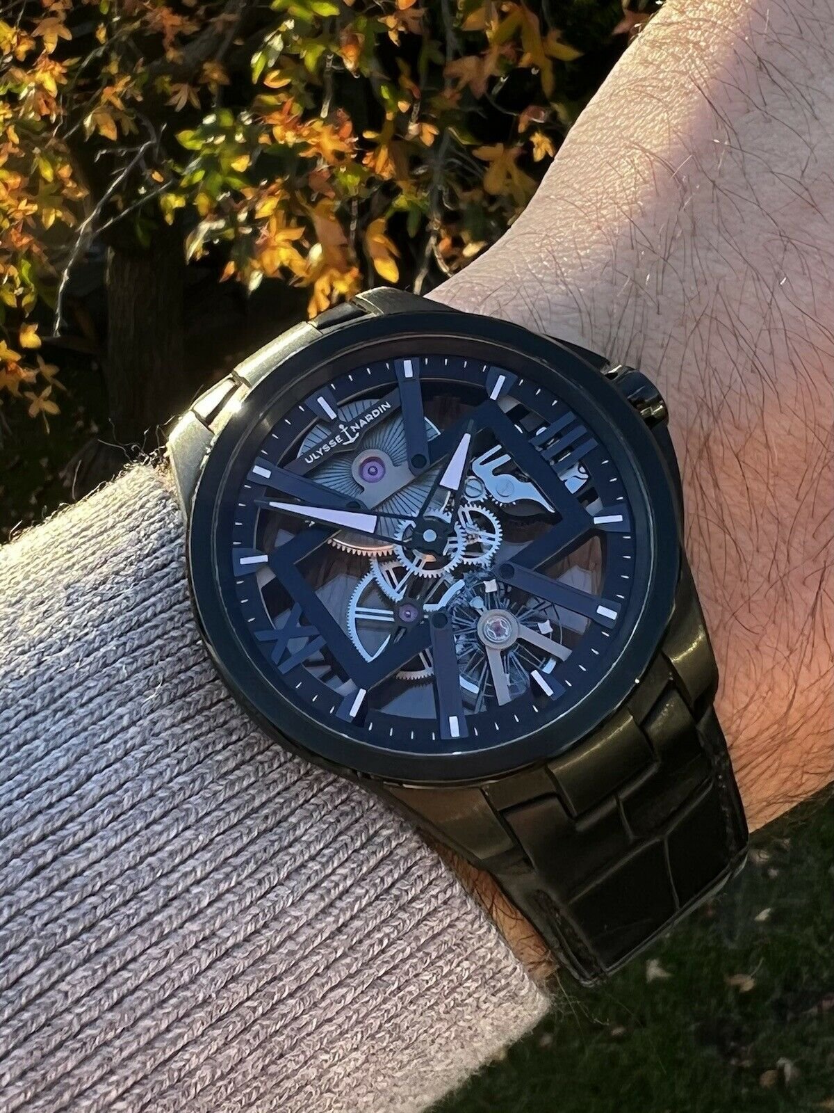 Ulysses nardin skeleton x cheap