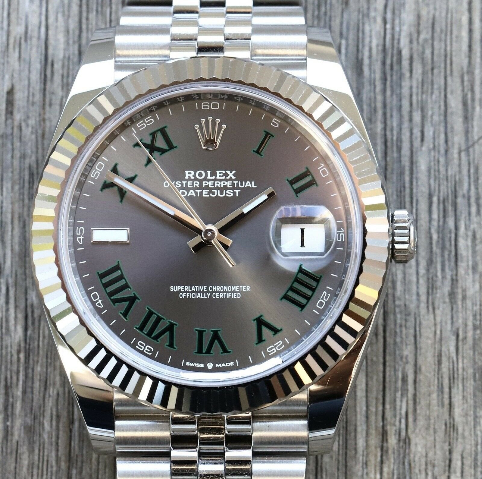Rolex Datejust 41 DJ41 Wimbledon Dial On Jubilee 126334 2022 Watch rolex-datejust-41-dj41-wimbledon-dial-on-jubilee-126334-2022-watch