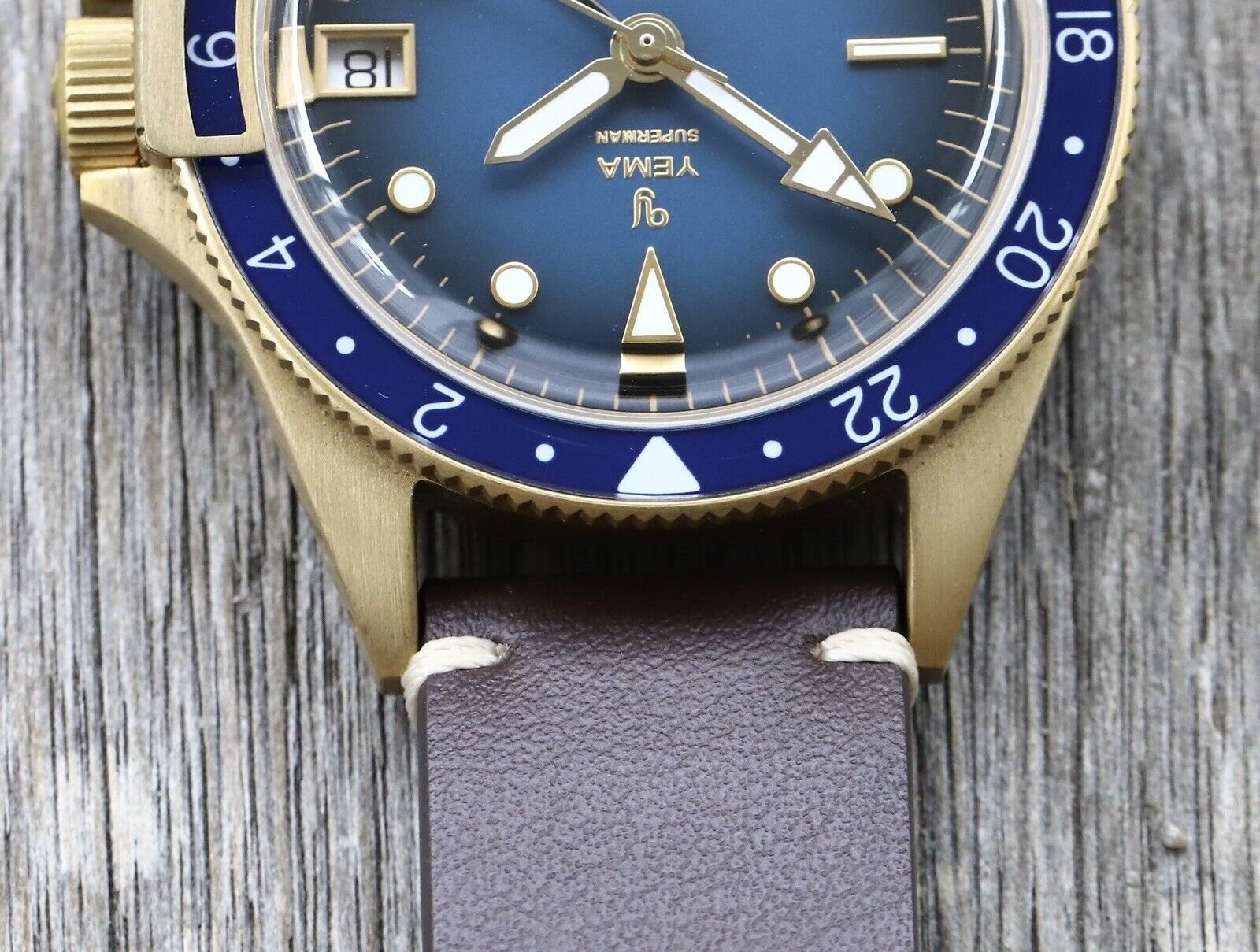 YEMA GMT Superman Heritage GMT In House Bronze LE 2021 Watch
