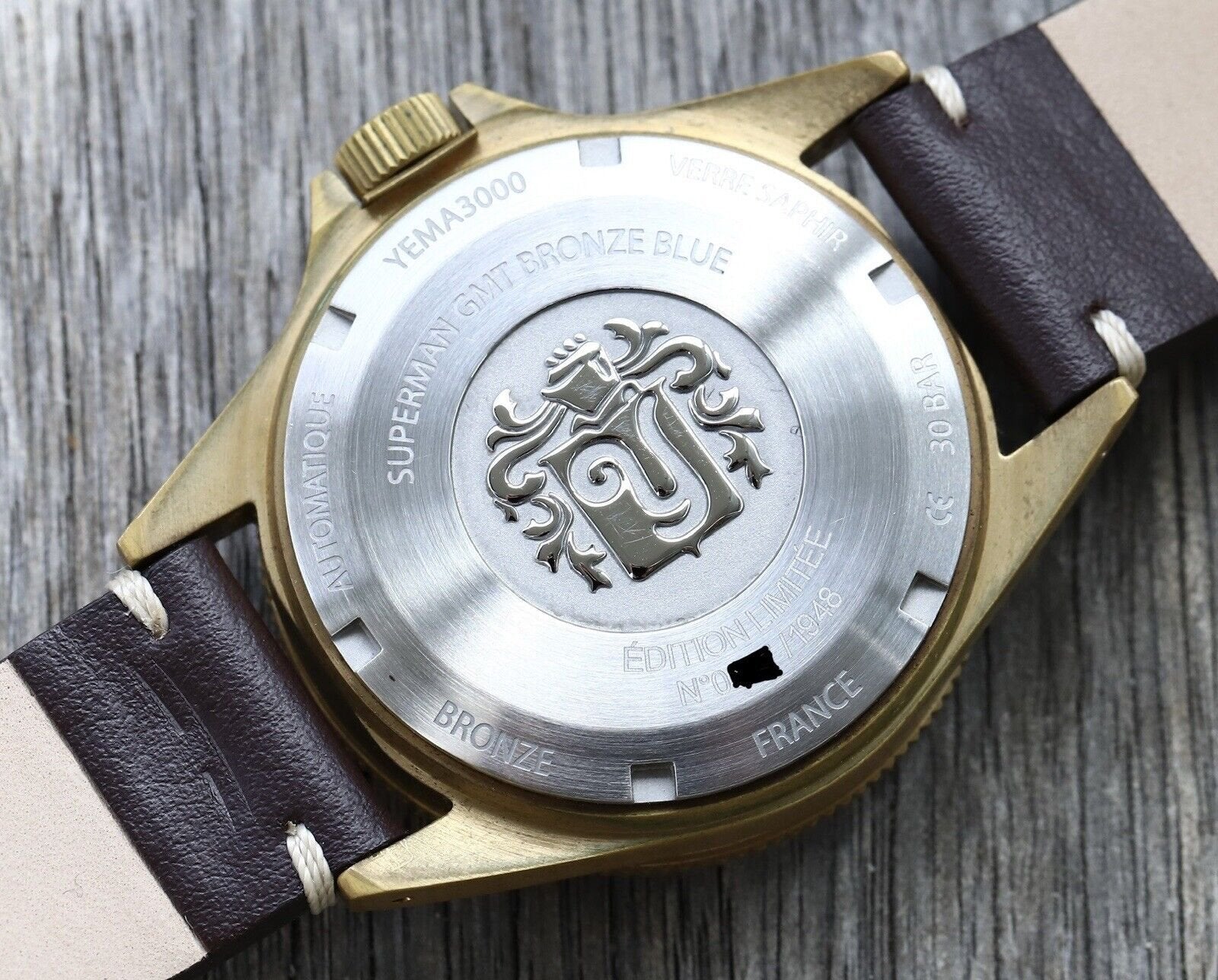 YEMA GMT Superman Heritage GMT In-House Bronze LE - 2021