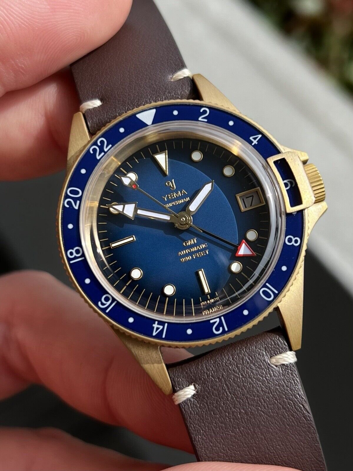 YEMA GMT Superman Heritage GMT In-House Bronze LE - 2021