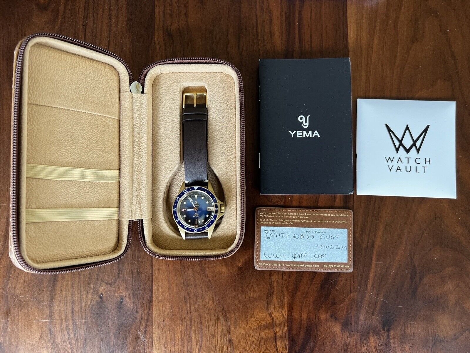 YEMA GMT Superman Heritage GMT In House Bronze LE 2021 Watch Vault Australia