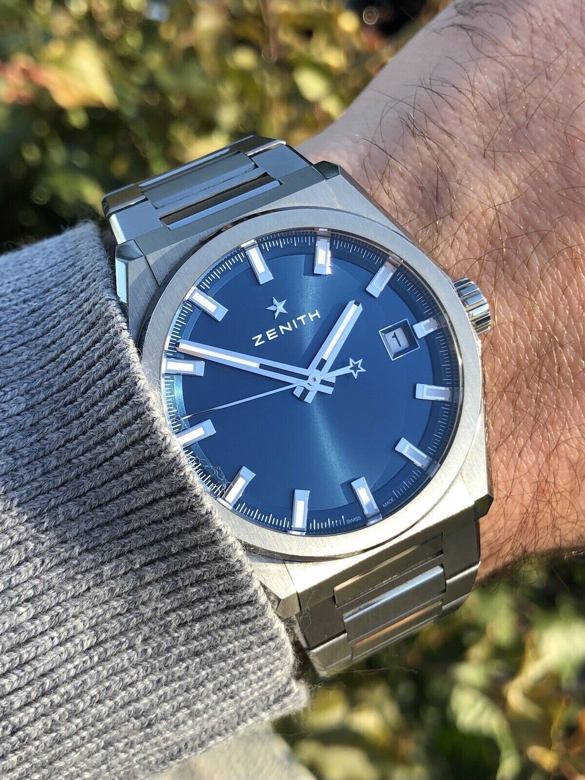 Zenith defy sales classic titanium bracelet