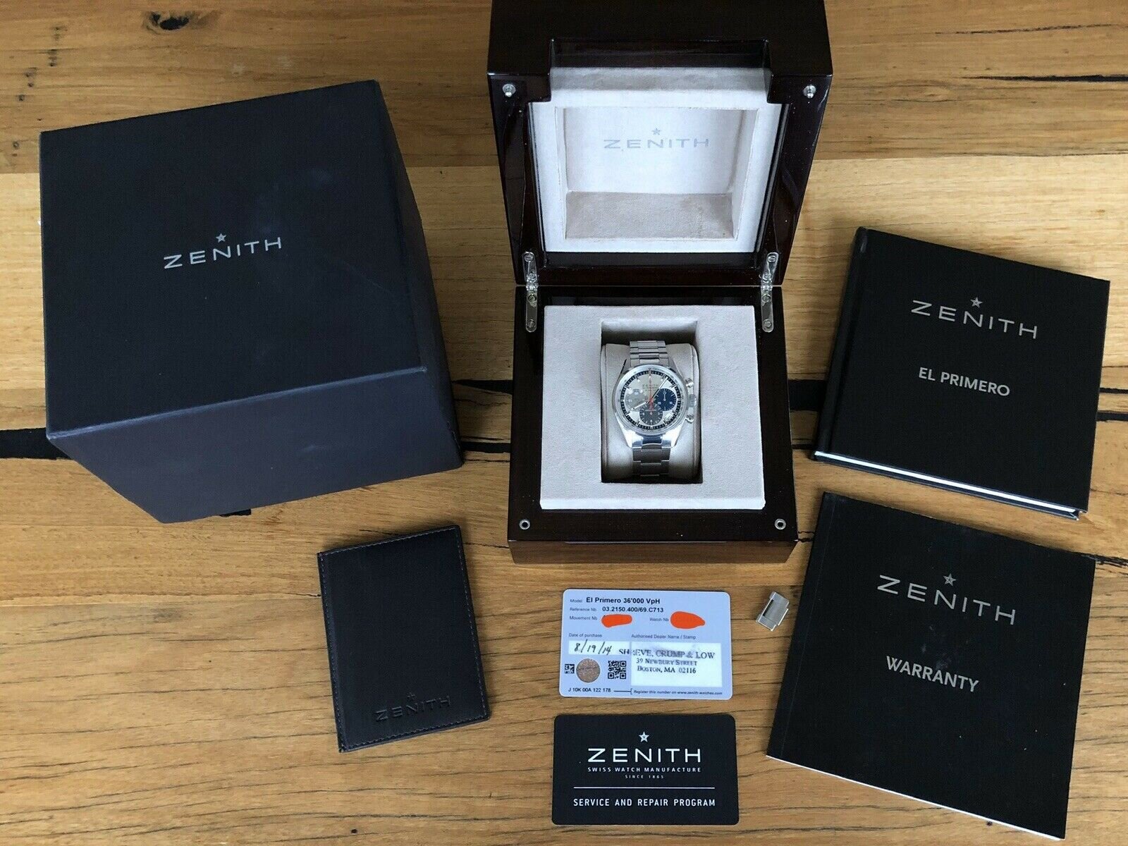 Zenith El Primero 'Original 1969' 38mm 36'000vph Chronograph 03.2150.400/69