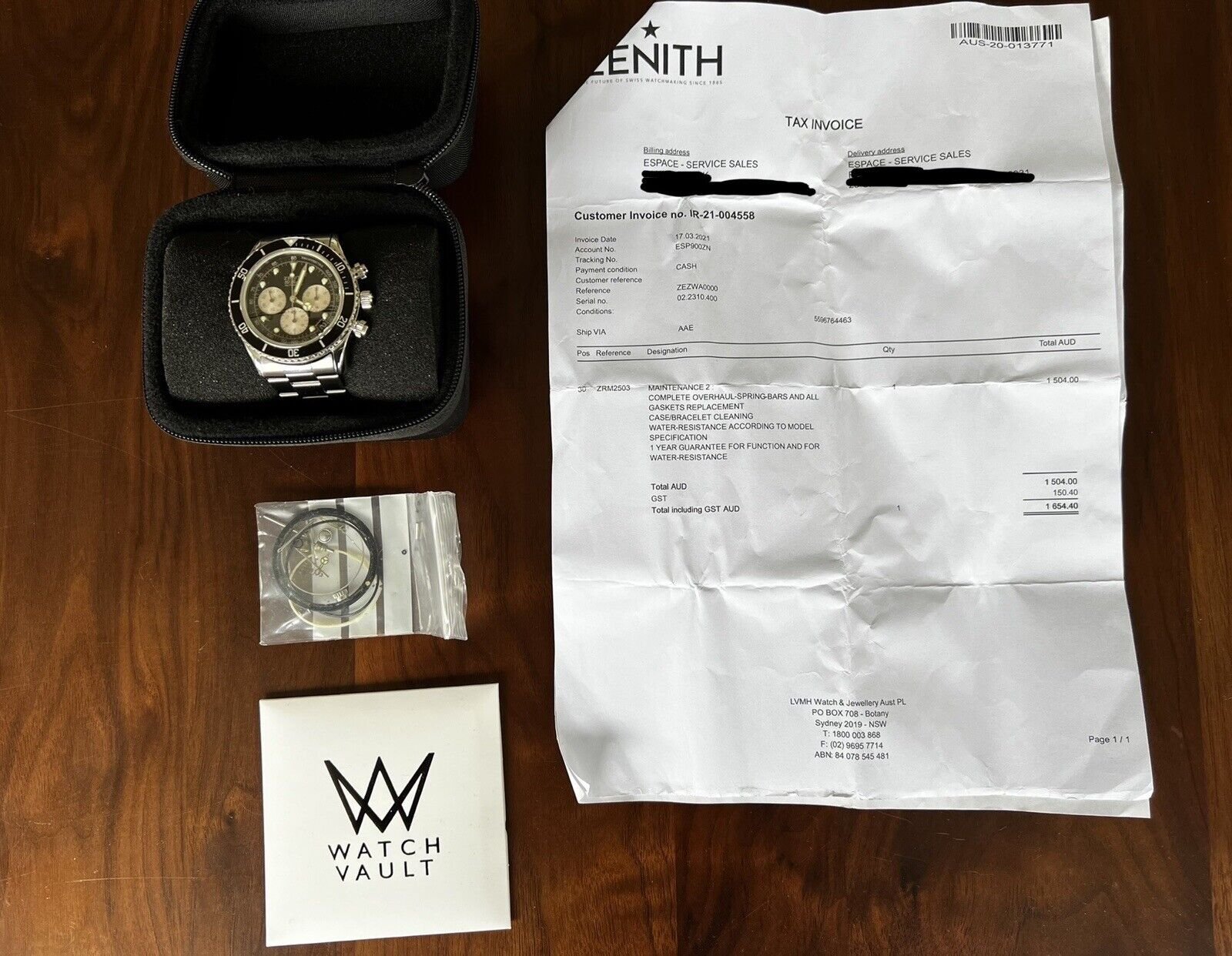 Zenith El Primero De Luca Chronograph 02.2310.400 - Serviced by Zenith