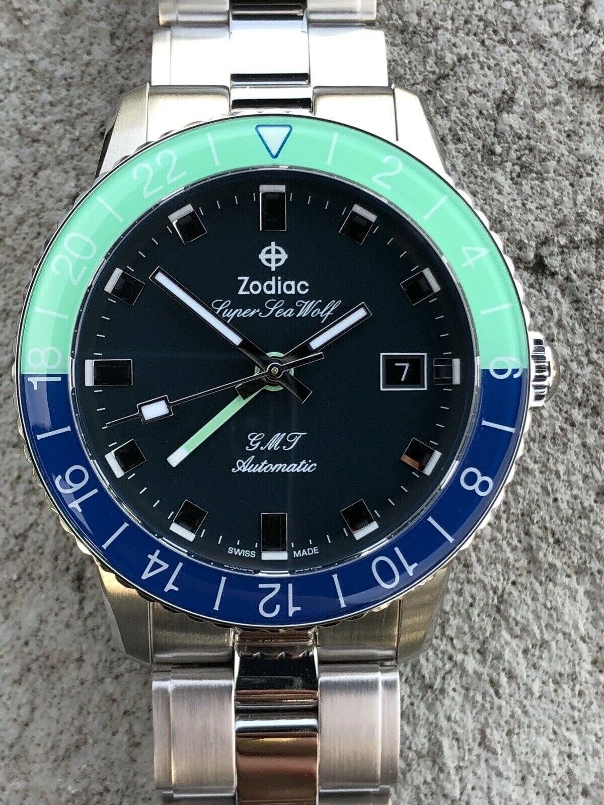 Zodiac Super Sea Wolf GMT Hodinkee Exclusive