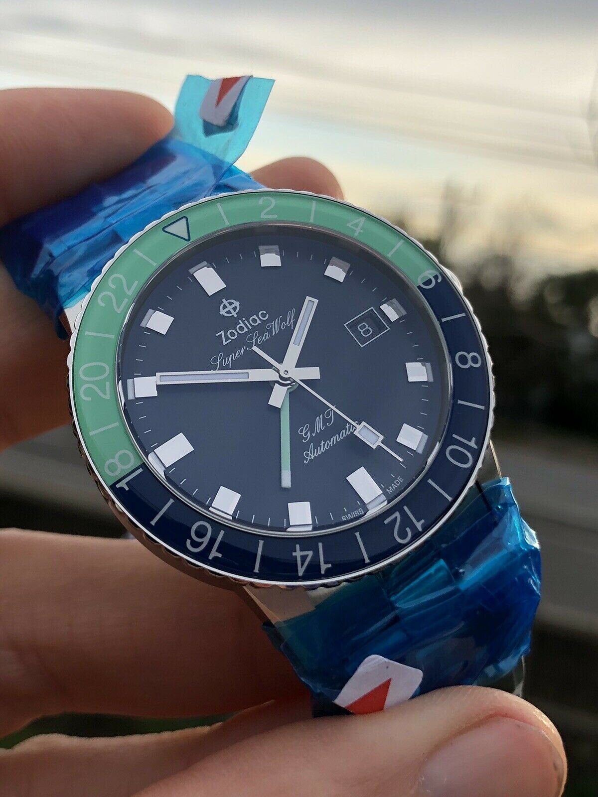 Zodiac Super Sea Wolf GMT Hodinkee Exclusive - BNIB