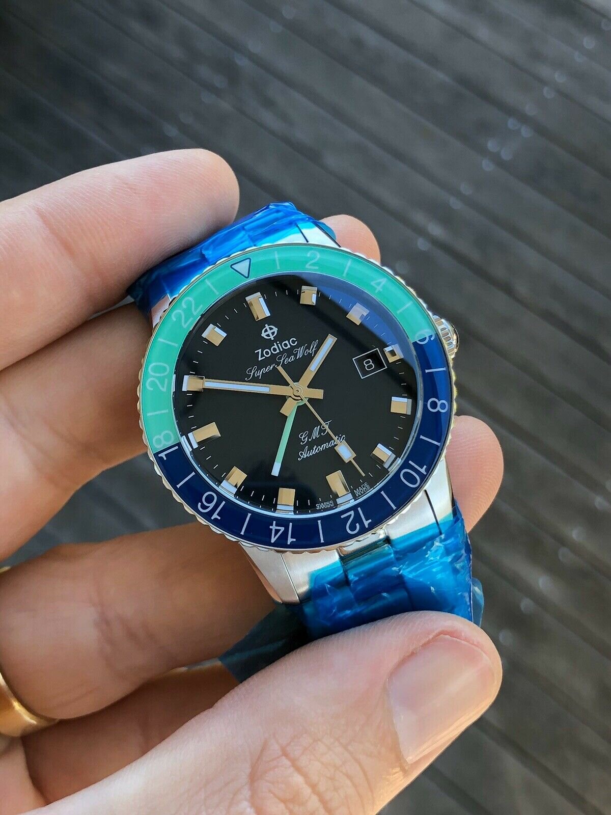 Zodiac Super Sea Wolf GMT Hodinkee Exclusive - BNIB