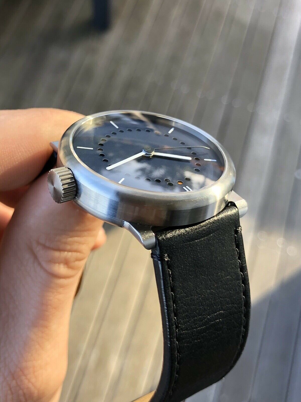 ochs und junior date Titanium watch